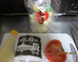 味付けイワシとトマトのタルタルソース和え作り方1写真