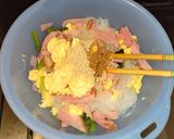 小松菜ハム卵中華マヨ春雨サラダ作り方5写真