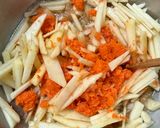 野菜嫌いの子に！りんごの甘〜い人参サラダ作り方6写真
