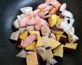 簡単野菜たっぷり！れんこんとさつまいもデリサラダ作り方8写真