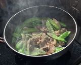 豚肉と絹さやの炒めもの作り方5写真