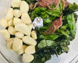 豪華な具材フレッシュバジルでジェノベーゼ作り方3写真