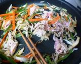 味噌あじ椎茸ネギ豚の焼き春巻き作り方4写真