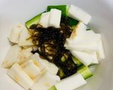 きゅうりと山芋のもずく酢和え作り方3写真