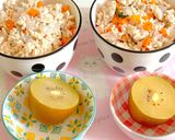 調味料２つ！あっさりそぼろ丼！作り方3写真