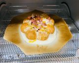スパム&卵&チーズの焼きポンデリング🍩作り方5写真
