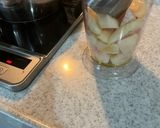 桃の冷製パスタ作り方1写真