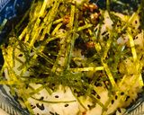 毎日のしろごはん●ゴマ海苔カツオの三かけ作り方1写真