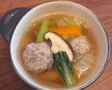 肉団子の中華スープ作り方6写真