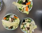 肉無チクワクリーミーオイトマト味野菜炒め作り方11写真