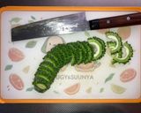ゴーヤーのたまご炒め🥚作り方1写真