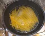 シーフードキャベツのクリームスープパスタ作り方1写真