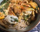 きつね丼…に見せかけて玉とじきつねそば作り方6写真