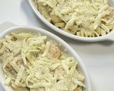 体にやさしい豆乳マカロニ海老グラタン🦐🧀作り方12写真