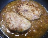簡単！和風☆煮込みハンバーグ作り方4写真