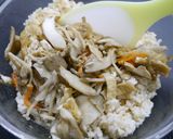 レンジで簡単！舞茸ごはん(まぜご飯)作り方3写真