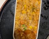 レンジ簡単洋風アジアン焼きそば味炒飯弁当作り方15写真