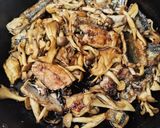 さんまの蒲焼きのこ添え作り方6写真