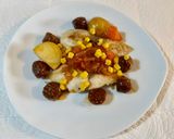 ミートボールあんのシイラムニエル作り方8写真