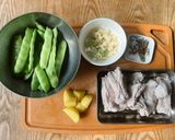 インゲン豆とスペアリブの煮込み作り方2写真