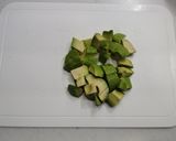 ちくわとアボカドの昆布茶合わせ作り方1写真