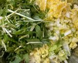 白菜と水菜のとろとろ春巻き作り方1写真