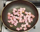 揚げかぼちゃとベーコンのデリ風サラダ作り方2写真