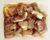 牛すじのどて焼き（どて煮）風の味噌味つけ作り方1写真