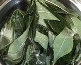 タンザニア★キャッサバ葉ココナッツ煮込み作り方1写真