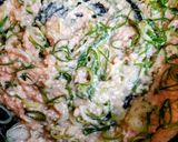 簡単ランチ！鶏ひき肉と卵の餡掛け親子丼作り方4写真