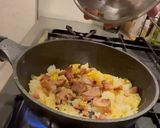 酔った勢いで作る、〆の普通の炒飯作り方4写真