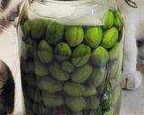 塩だけで渋抜き＊オリーブ塩漬け。作り方6写真