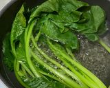常備菜♪小松菜のごま和え作り方1写真