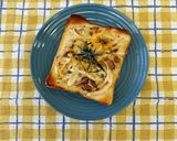 さば味噌チーズトースト作り方3写真