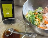 新玉ねぎと水菜のドレッシングサラダ♪作り方5写真