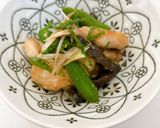 ナスとオクラと鶏むねの茹で浸し作り方9写真