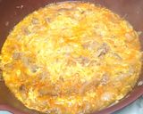 牛脂卵綴じ丼作り方5写真