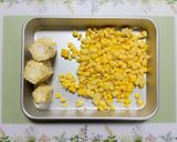 夏簡単今日の夕飯アスパラとうもろこしご飯作り方4写真