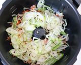 簡単【Bistro焼きうどん（豚ネギ）】作り方2写真
