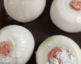 丸ごと新玉ねぎのハンバーグステーキ作り方5写真