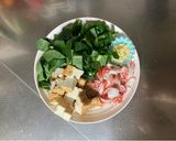 小松菜と厚揚げのカニかま中華炒め✨作り方1写真