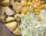 じゃがいもとキャベツとコーンのサラダ作り方6写真