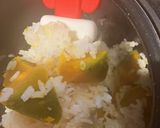 麦入り！カボチャの炊き込みご飯♪作り方6写真