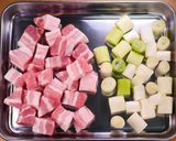 豚バラねぎのぶつ切り味噌漬け焼き🤩🍚作り方1写真
