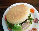 鶏ムネ肉のチキンハムサンド作り方2写真