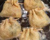 めんつゆで簡単！お月見卵と星のオクラ☆巾着煮作り方7写真