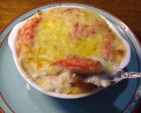 子ども喜ぶ中華だし味♪煮コニコ☺️カニカマグラタン作り方8写真