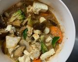 肉無豆腐中華風コク旨梅ウスター味野菜炒め作り方18写真