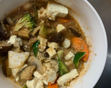 肉無豆腐中華風コク旨梅ウスター味野菜炒め作り方18写真