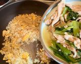 料理人のスタミナたっぷり黒酢ニンニク炒飯作り方7写真